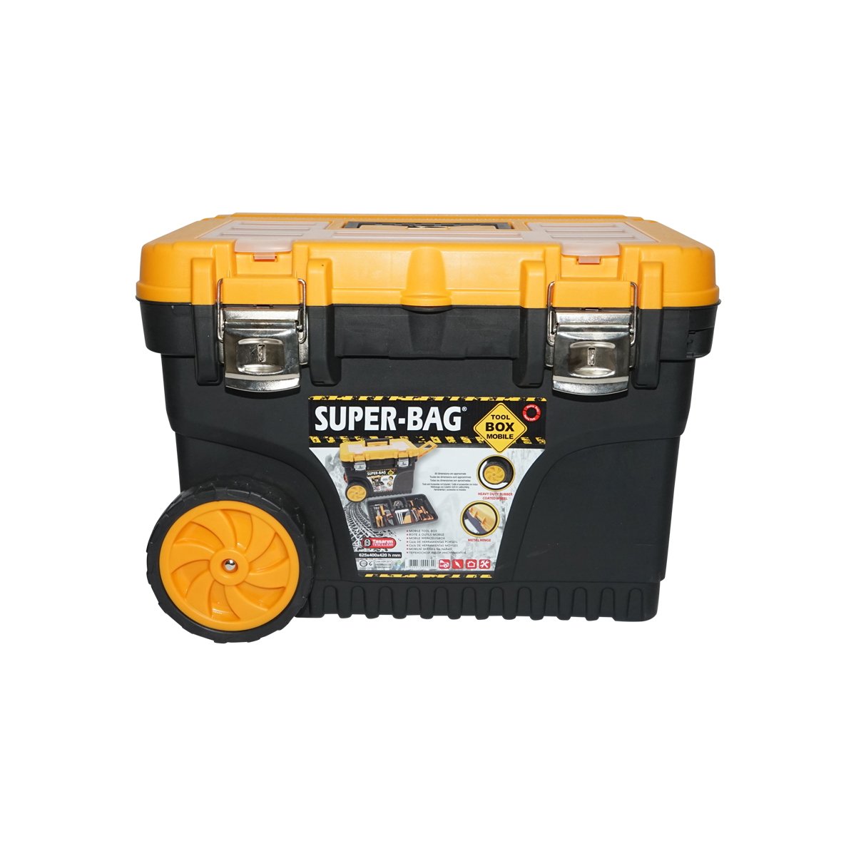Cutie pentru scule heavy duty cu roti tip troler 652x400x420mm